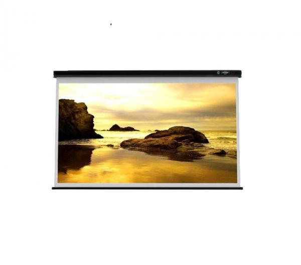Ecran de proiectie sopar new slim, manual, perete, 200cm x 150cm, format 4:3, negru
