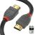 Cablu lindy 2m high speed hdmi, latime de banda 48gbps, 10240x4320@ 120hz, anthra line