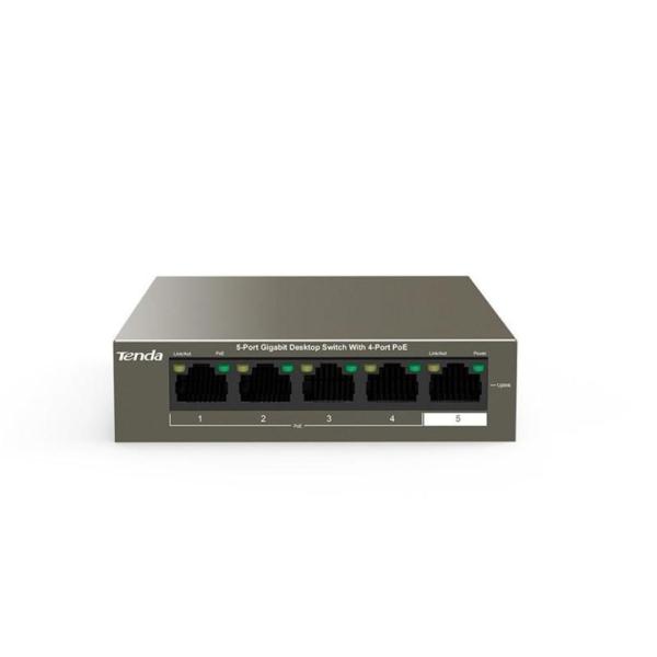 Switch tenda teg1105p-4-63w, 5 port, 10/100/1000 mbps