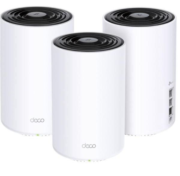 Tp-link ax6000 whole home mesh wi-fi 6 system, deco x80(3-pack); dual- band, standarde wireless: ieee 802.11ax/ac/n/a 5 ghz, ieee 802.11ax/n/b/g 2.4 ghz, viteza wireless: 5 ghz: 4804 mbps, 2.4 ghz: 1148 mbps, locuințe cu 4-7+ camere, 4×4 mu-mimo, interfat