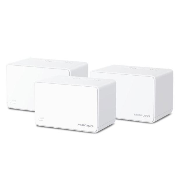 Mercusys ax3000 whole home wi-fi system halo h80x(3-pack),wi-fi 6 dual-band, standarde wireless: ieee 802.11ax/ac/n/a 5 ghz, ieee 802.11ax/n/b/g 2.4 ghz, viteza wireless: 2402 mbps on 5 ghz, 574 mbps on 2.4 ghz, securitate wireless: wpa-psk/wpa2-psk/wpa3,