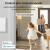 Tp-link tapo s220 intrerupator inteligent dublu (necesita hub tapo), wireless: 868 mhz, incarcare maxima: 600 w led/600w cfl/1000w inc/1000wftl/ventilator de 50 w, dimensiuni: 87.1 × 86 × 41 mm, alimentare: 2× baterii aaa 1.5 v