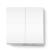 Tp-link tapo s220 intrerupator inteligent dublu (necesita hub tapo), wireless: 868 mhz, incarcare maxima: 600 w led/600w cfl/1000w inc/1000wftl/ventilator de 50 w, dimensiuni: 87.1 × 86 × 41 mm, alimentare: 2× baterii aaa 1.5 v