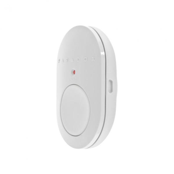 Buton de panică radio paradox rem101; material rezistent la intemperii; funcţia de panică permite trimiterea instantanee a semnalului către staţia de monitorizare; funcţie test baterie; indicator led; posibilitatea purtării pe snur sau brăţară; baterie cr