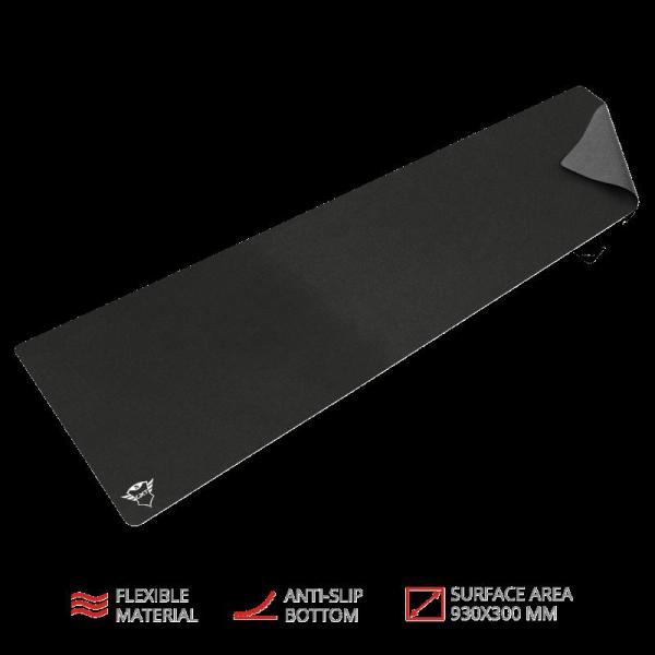 Mouse pad trust gxt 758 gaming mouse pad xxl, negru