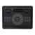 Stand laptop spacer sp-nc19 15.6", sita metal, fan 14cm, led albastru, negru