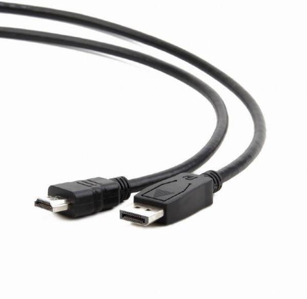 Cablu spacer dp (t) la hdmi (t) 1.8, rezolutie maxima 4k@60hz, negru