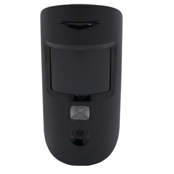 "detector de miscare pir motioncam indoor, imunitate animale, negru - ajax; protectie eficienta prin senzor miscare cu verificare foto.; detectie miscare: max. 12 m, unghi camera: 90°; sensibilitate: ajustabila 3 nivele unghi detectie: 88.5° orizontal, 80
