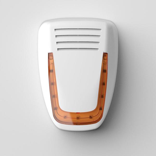 Sirena alarma de exterior venitem cod: 20.200.294; security grad 3; auto alimentata, sistem dublu de tamper (smulgere din perete si la deschidere); protectie la schimabrea polaritatii; auto testare pentru incarcarea si nivelul bateriei; 4 sunete programab