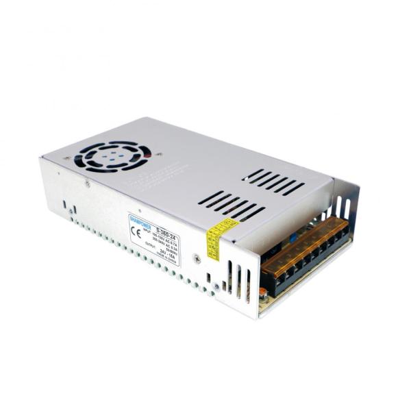 Sursa alimentare cu carcasa de metal ln-cps12v30a; tensiune de intrare: ac110/240v ±15%; tensiune de iesire: dc12v 30a; ac instant surge≤1ma; voltage error no-load ±5%; ripple interference output v≤30mv; dimensiuni: (mm):  200*100*50mm; greutate: 1.1kg