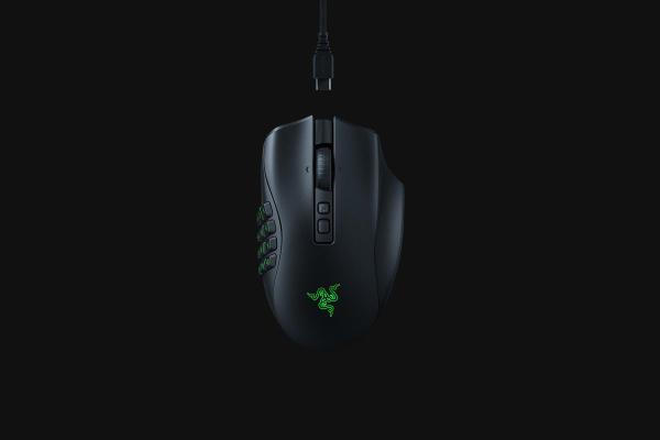 Mouse razer naga v2 pro  connectivity       razer hyperspeed wireless (2.4ghz)     bluetooth     wired – speedflex cable usb type c  battery life       up to 150 hours (on hyperspeed wireless)     up to 300 hours (on bluetooth)  rgb lighting  razer chroma