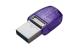 Usb flash drive kingston 256gb dt microduo, usb 3.0, micro usb 3c