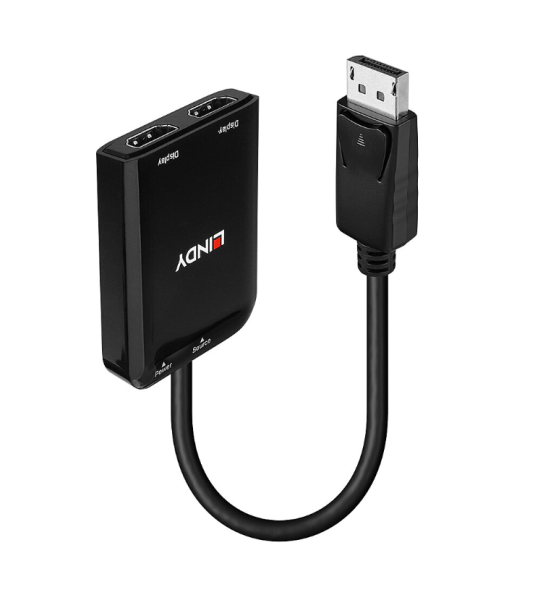Adaptor lindy displayport la 2x hdmi
