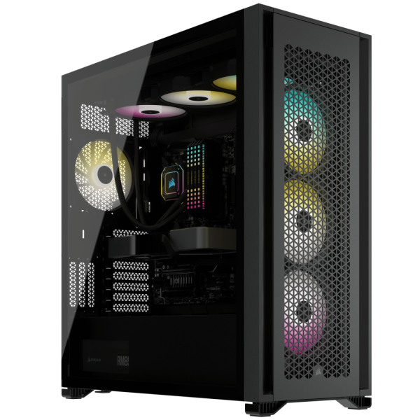 Carcasa corsair icue 7000x tempered glass, atx, fara sursa, rgb