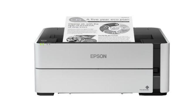 Imprimanta inkjet mono ciss epson m1180, dimensiune a4, viteza max 39 ppm, duplex, rezolutie printer 1200x2400dpi, alimentare hartie 250 coli, interfata: usb, ethernet, wifi, wi-fi direct, consumabile: c13t03p14a ( 120ml) , doua recipiente de cerneala inc