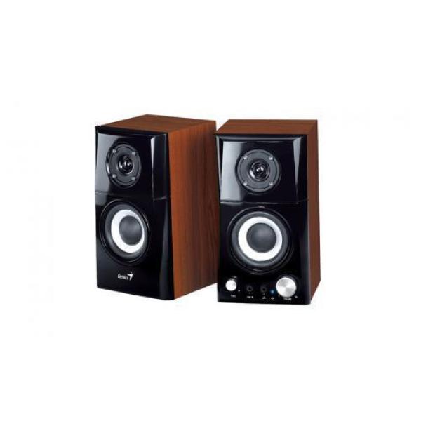 Boxe genius sp-hf500a, 2.0, 14w rms, lemn