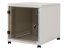 Rack de podea 19" triton 12u 600x1000mm usa fata sticla panouri laterale/spate detasabile sectiuni pentru ventilatie activa, sectiuni acces cabluri sus/jos/spate ip30 gri
