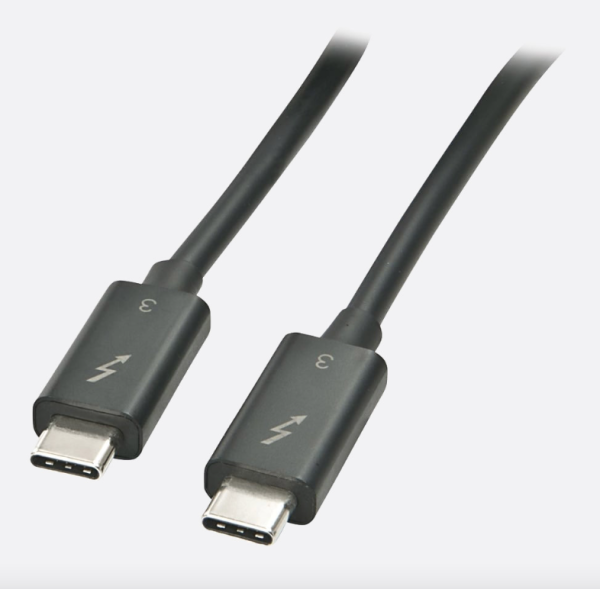 Cablu lindy thunderbolt 3, 2m, passive, negru