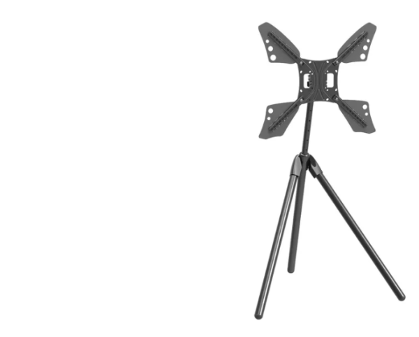 Suport tripod portabil de podea pentru tv plat/curbat barkan, 13" - 83", vesa 600x400mm, max 50kg, negru