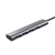 Hub usb trust halyx, usb-c la 4 x usb-a 3.2 gen 1, dimensiune cablu 10cm, din aluminiu, argintiu