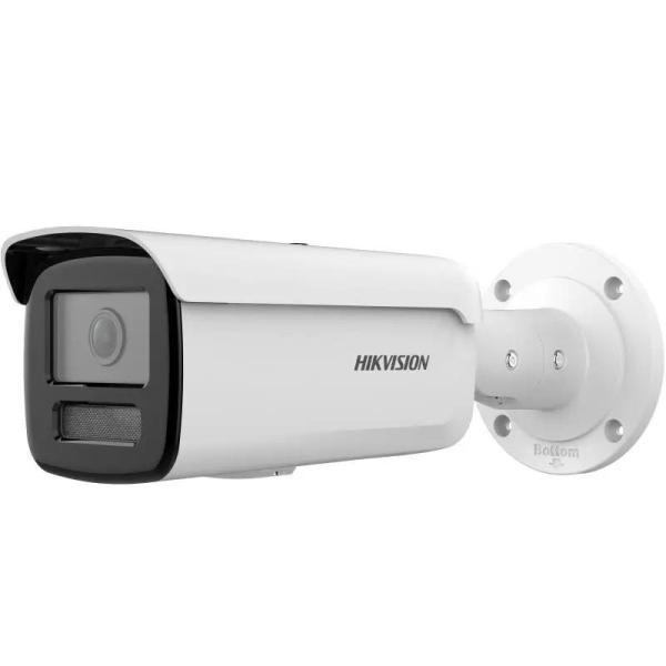 Camera supraveghere hikvision ip bullet ds-2cd2t23g2-4i 2.8mm d; 2mp; 1/2.8" progressive scan cmos; rezolutie 1920 ×1080@30fps; color: 0.01 lux @ (f1.2, agc on); lentila: 2.8mm; distanta ir: 80 metri; h.265+, h.265, h.264+, h.264; three streams; 120db wdr
