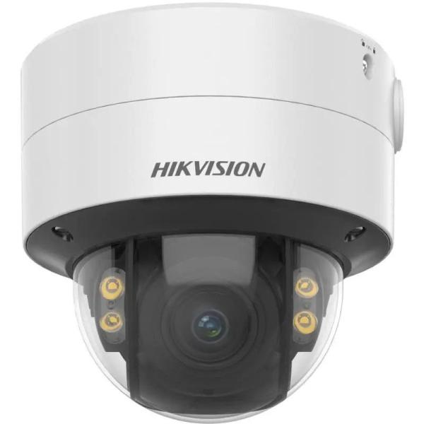 Camera supraveghere hikvision ip dome ds-2cd2747g2-lzsc(3.6-9mm), 4mp, senzor: 1/3″ progressive scan cmos, rezolutie: 2688 × 1520@30fps, iluminare: color: 0.005 lux @ (f1.6, agc on), 0 lux cu ir on, lentila varifocala motorizata: 3.6-9mm, distanta ir: 40m