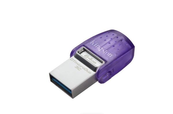 Usb flash drive kingston 64gb dt microduo, usb 3.0, micro usb 3c