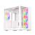 Case mv8(atx) white, f&l side panel: tempered glass