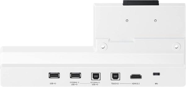 Tray conectivitate pentru tabla interactiva samsung flip pro 55"/65"; usb-c, usb-in, usb-external, touch-out, hdmi-in; aduce mufele din spate in fata pentru convenienta.