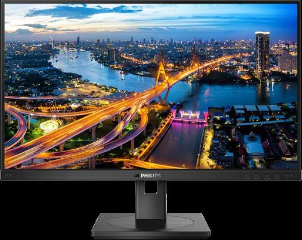 Monitor led philips 243b1, 23.6" fhd ,4 ms, 75 hz, negru