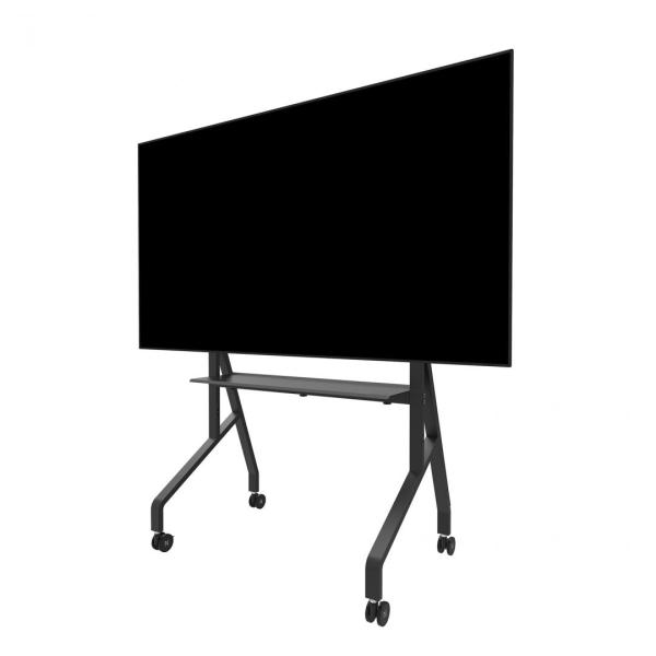 Stand mobil de podea neomounts by newstar, 55"-86" 76kg esa 100x100 - 900x600 negru