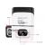 Camera supraveghere video pni ip649 cu ip, 2mp 1080p, wifi, slot card micro sd, compatibila cu aplicatia tuya smart, culoare:  alb / negru, senzor imagine:1/2.9" cmos f37, rezolutie: 1080p (1920 x 1080), tip lentila: f:3.6mm, compresie imagine: h.264+, mi