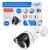 Camera supraveghere video pni ip649 cu ip, 2mp 1080p, wifi, slot card micro sd, compatibila cu aplicatia tuya smart, culoare:  alb / negru, senzor imagine:1/2.9" cmos f37, rezolutie: 1080p (1920 x 1080), tip lentila: f:3.6mm, compresie imagine: h.264+, mi