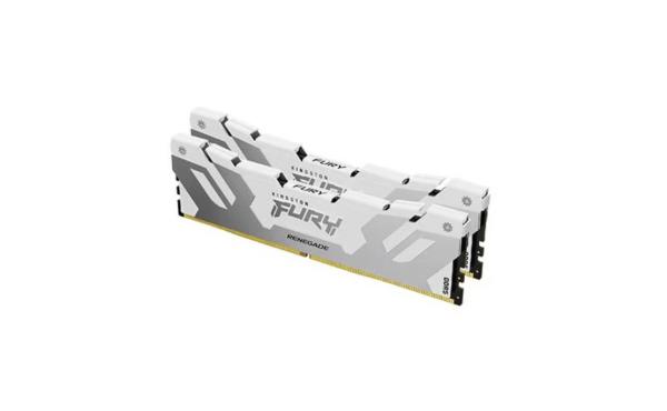 Memorie ram kingston, dimm, ddr5, 32gb, 7200mhz, cl38, 1.35v, fury renegade white, kit of 2