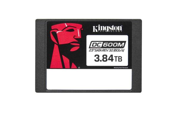 Ssd kingston, dc600m, 2.5", 3840gb, sata 3.0 (6gb/s), r/w speed: 560mbs/530mbs