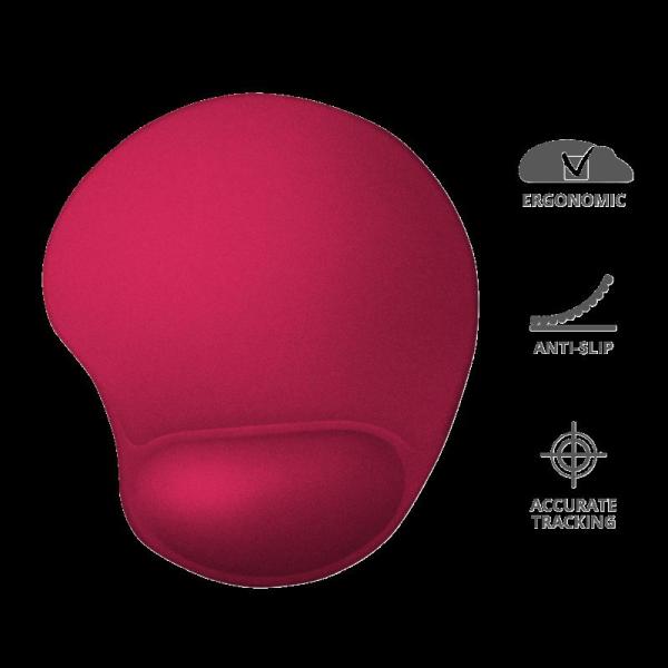 Mouse pad trust bigfoot mouse pad, small, red