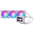 Cpu cooler asus rog ryujin iii 360 argb white  water block water block dimention: 89 x 91 x 101 mm block material (cpu plate): copper embedded fan: yes - speed: 5100 rpm +/- 10% - air pressure: 5.53 mmh2o - air flow: 21.08 cfm pump pump solution: 8th gen 