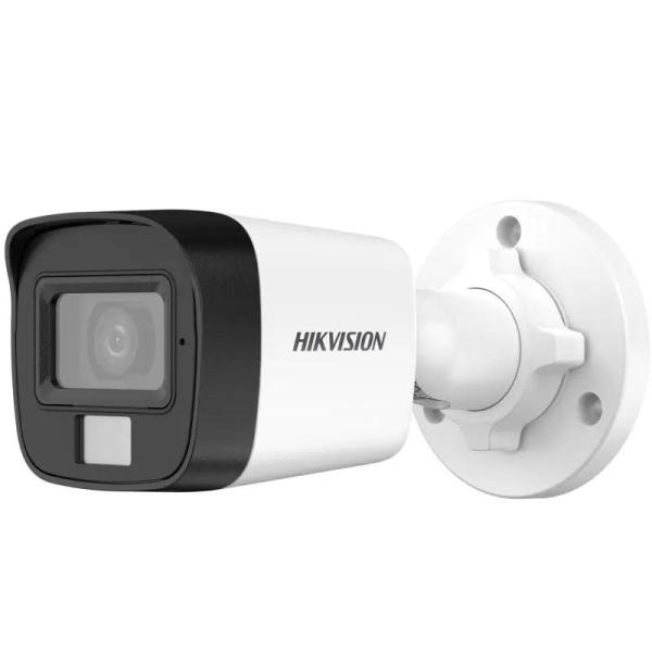 Camera de supraveghere hikvision mini bullet ds-2ce16d0t-lpfs (2.8mm) 2mp; smart hybrid light audio; senzor: 2 mp cmos; rezolutie 2mp; iluminare: 0.01 lux @ (f1.6, agc on), 0 lux with ir, day & night icr; lentila: 2.8 mm,horizontal fov: 101°, vertical fov