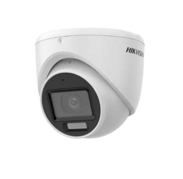 "camera de supraveghere hikvision turret ds-2ce76k0t-lmfs(2.8mm) 5mp; smart hybrid light audio; senzor: 3k cmos; rezolutie 5mp; iluminare: 0.01 lux @ (f1.6, agc on), 0 lux with ir, day & night icr; lentila: 2.8 mm,horizontal fov: 104.9°, vertical fov:67.3