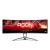 Monitor aoc ag493ucx2 48.8 inch, panel type: va, backlight: wled, resolution: 5120x1440, aspect ratio: 32:9,  refresh rate:165hz, response time gtg: 4ms, brightness: 400 cd/m², contrast (static): 3000:1, contrast (dynamic): 80m:1, viewing angle: 178º(r/l)