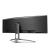 Monitor aoc ag493ucx2 48.8 inch, panel type: va, backlight: wled, resolution: 5120x1440, aspect ratio: 32:9,  refresh rate:165hz, response time gtg: 4ms, brightness: 400 cd/m², contrast (static): 3000:1, contrast (dynamic): 80m:1, viewing angle: 178º(r/l)