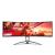 Monitor aoc ag493ucx2 48.8 inch, panel type: va, backlight: wled, resolution: 5120x1440, aspect ratio: 32:9,  refresh rate:165hz, response time gtg: 4ms, brightness: 400 cd/m², contrast (static): 3000:1, contrast (dynamic): 80m:1, viewing angle: 178º(r/l)