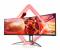 Monitor aoc ag493ucx2 48.8 inch, panel type: va, backlight: wled, resolution: 5120x1440, aspect ratio: 32:9,  refresh rate:165hz, response time gtg: 4ms, brightness: 400 cd/m², contrast (static): 3000:1, contrast (dynamic): 80m:1, viewing angle: 178º(r/l)