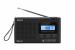 Radio cu ceas akai apr-600 cu baterii 3x aaa, bluetooth 5.0, 0.8w, negru