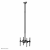 Extensie suport neomounts ns-ep100black, 107,5 cm, compatibil cu nm-c440black, negru