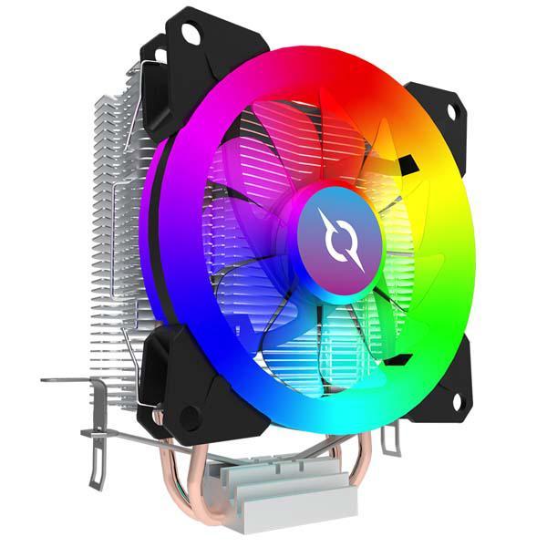 Cooler procesor aqirys puck pro rgb compatibil intel/amd suporta tdp maxim de 130w dimensiuni reduse pentru compatibilitate cu pc-uri compacte (152 mm inaltime) luminare rgb (silentios, control pwm) • patru heatpipe-uri direct touch din cupru • radiator d