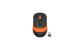 Mouse a4tech, gaming, wireless, optic, 2000 dpi, negru / portocaliu