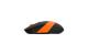 Mouse a4tech, gaming, wireless, optic, 2000 dpi, negru / portocaliu