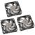 Ventilatoare phanteks t30 pwm 120mm, 3, negru