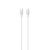 Cablu serioux type-c - type-c lungime: 200 cm ieșire: 65w tip cablu: usb-c la usb-c culoare: alb funcție: încărcare și sincronizare